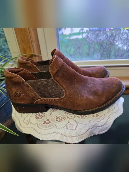 👞 Børn Suede Chelsea Ankle Booties 👢 - Picture 14 of 16